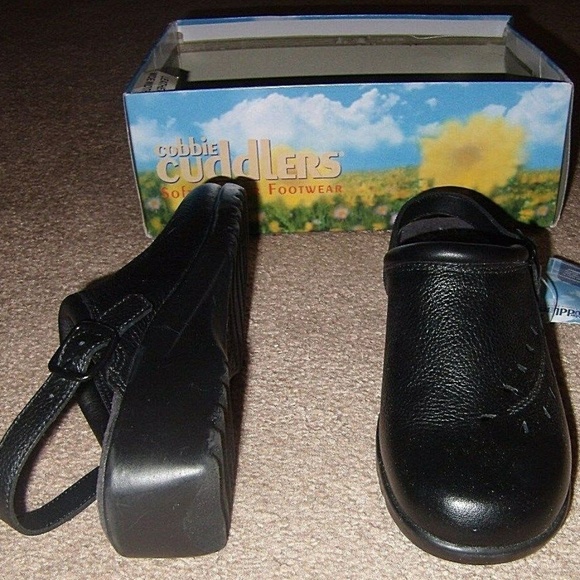 Vintage Soft Ultra Massage Leather Black Slingback - Picture 6 of 7